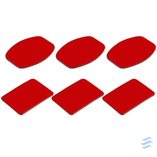 Set of 6x VHB Puluz stickers for Osmo Action / GoPro Hero / Insta360 One R. Sets
