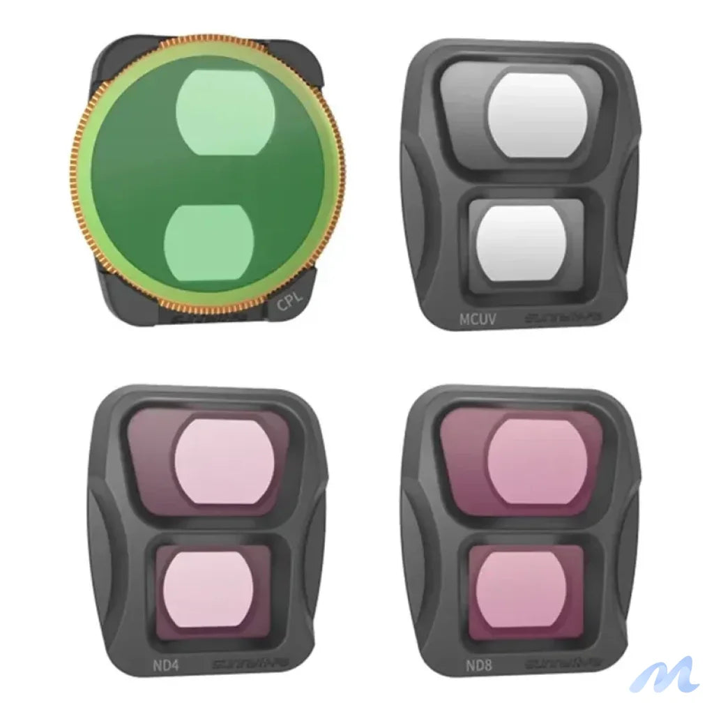 Set of filters MCUV, CPL, ND4, ND8 Sunnylife for DJI AIR 3