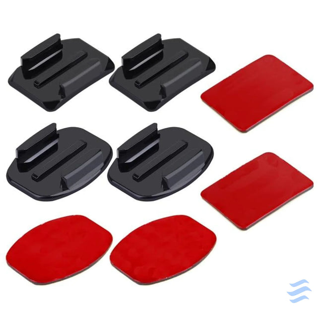 Set of Puluz stickers and mounts for spot cameras (including Insta360 X4 / X5 / DJI Osmo Action 5 Pro). Sets