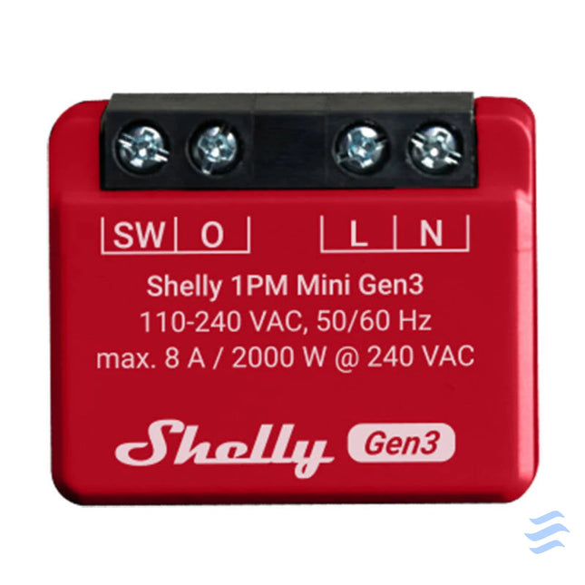 Shelly 1PM Mini Gen3 Controller WiFi/Bluetooth Smart controllers