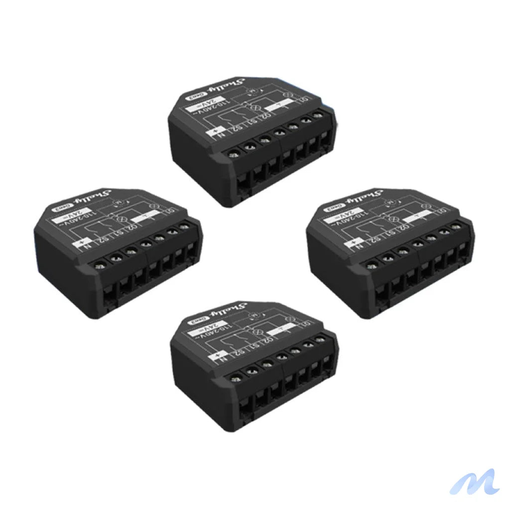Shelly 2PM Gen3 Set of 4 Controller WiFi/Bluetooth