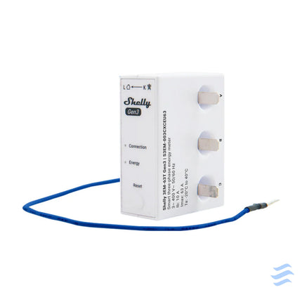 Shelly 3EM 63T Gen3 1/3 channel WiFi energy meter (flat terminal) Smart controllers