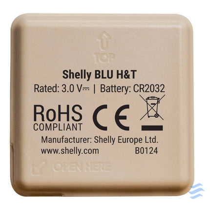 Shelly BLU H&T Temperature and humidity Sensor (Mocha) Sensors