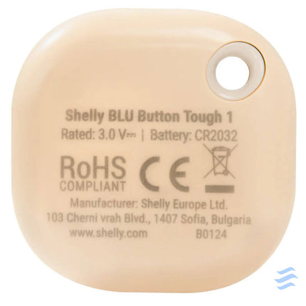 Shelly BLU Tough 1 Action and Scenes Activation Button (Mocha) Switches