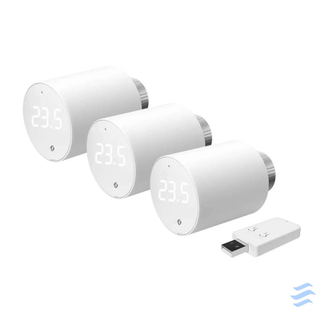 Shelly BLU TRV Thermostatic head WiFi/Bluetooth (3 pieces with control unit) Thermostatic heads