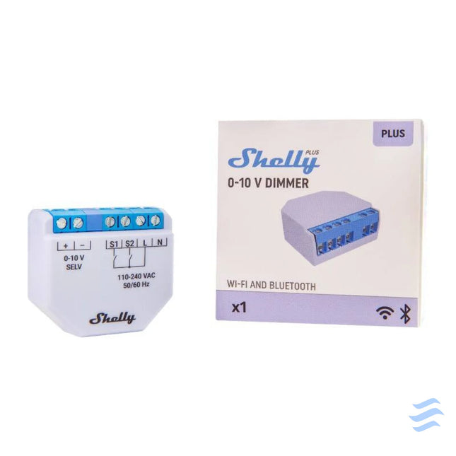 Shelly Plus 10V Light Dimmer WiFi/Bluetooth Smart controllers