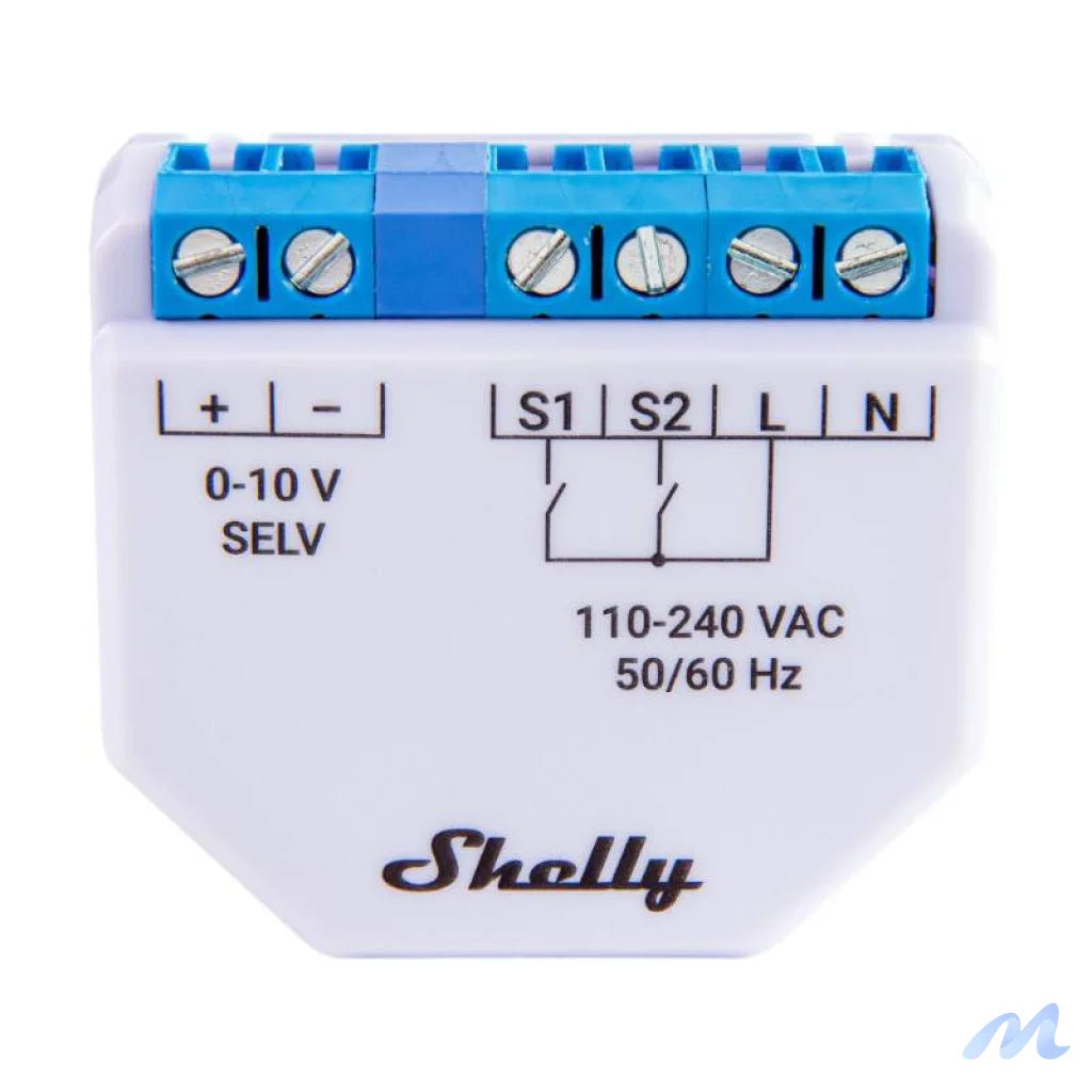Shelly Plus 0-10V Light Dimmer, WiFi/Bluetooth
