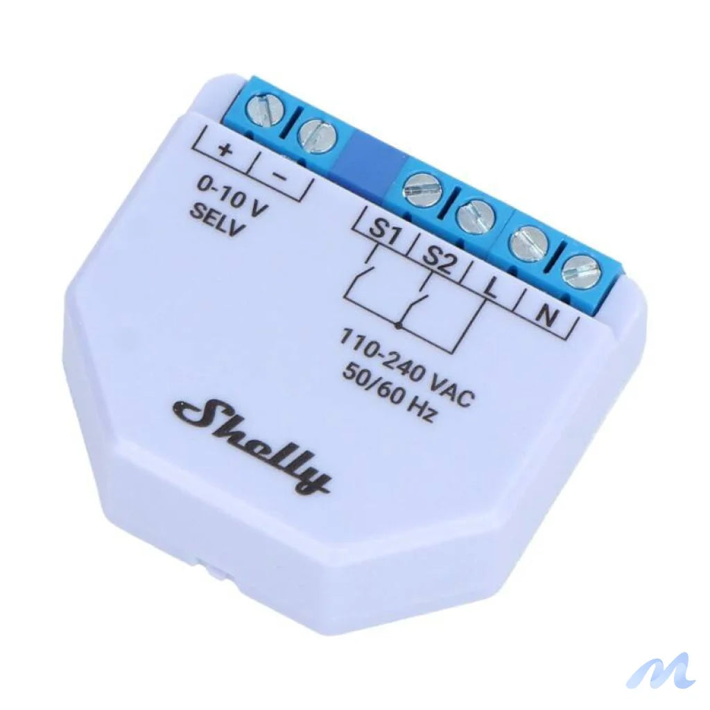 Shelly Plus 0-10V Light Dimmer, WiFi/Bluetooth