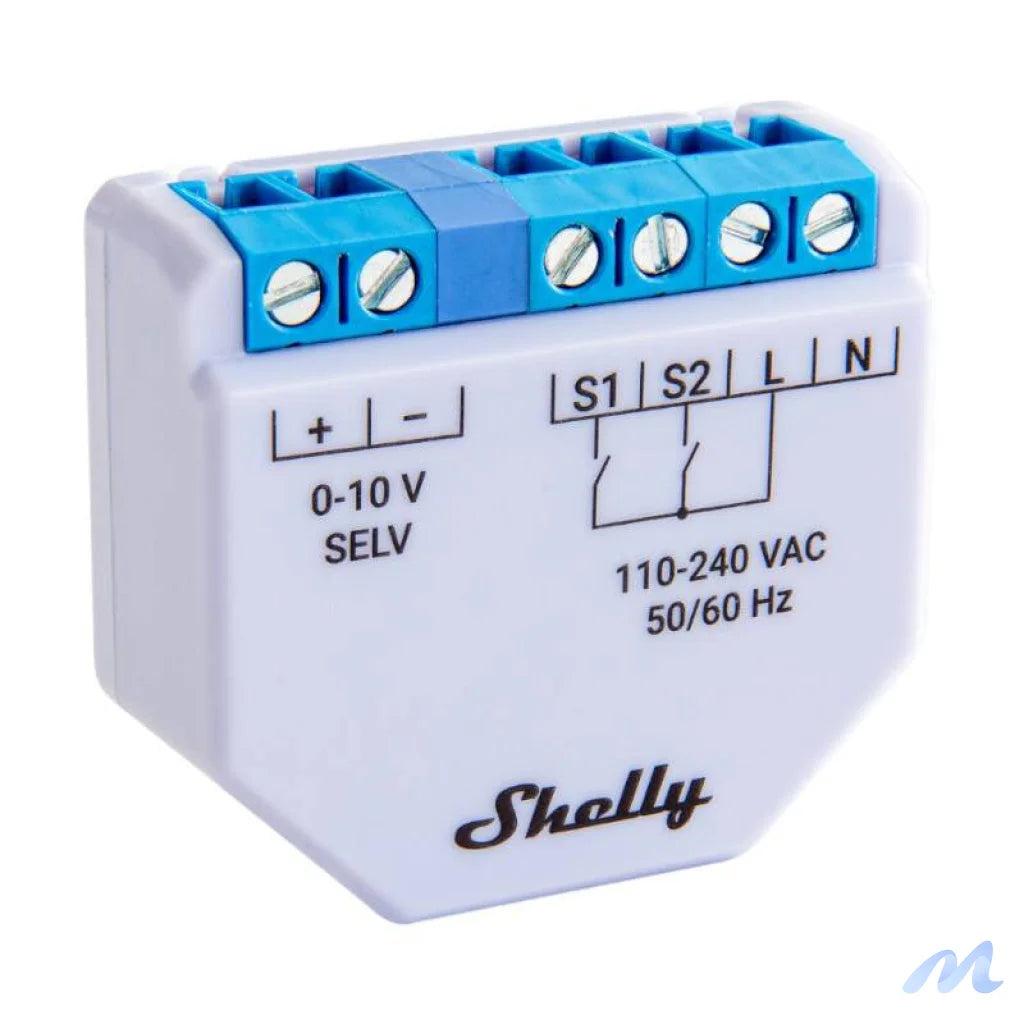 Shelly Plus 0-10V Light Dimmer, WiFi/Bluetooth