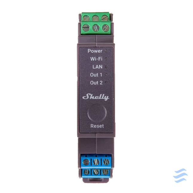 Shelly Pro 2 DIN Rail 2 channel Relay WiFi/LAN Smart controllers