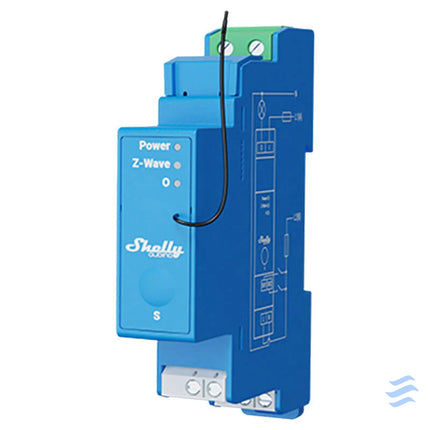 Shelly Qubino Pro 1 DIN rail Relay 1 channel Z Wave Smart controllers