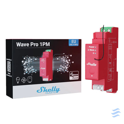Shelly Qubino Pro 1PM DIN rail Relay 1 channel Z Wave (Power measurement) Smart controllers