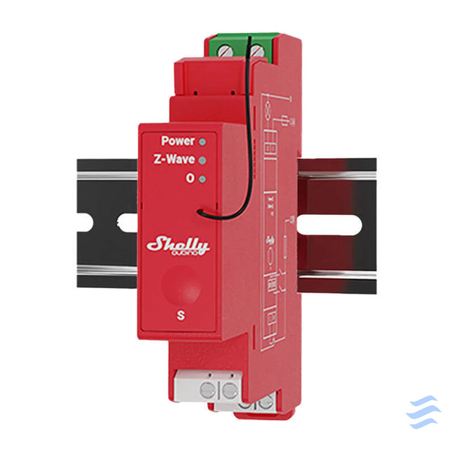 Shelly Qubino Pro 1PM DIN rail Relay 1 channel Z Wave (Power measurement) Smart controllers