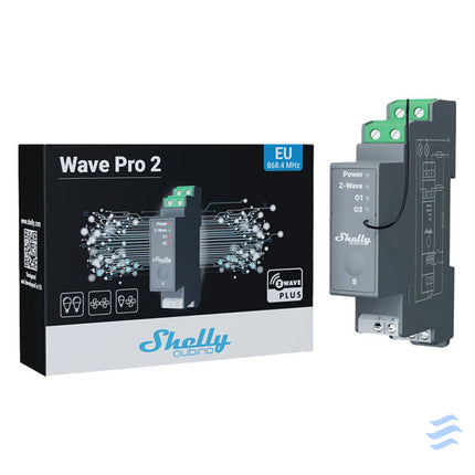 Shelly Qubino Pro 2 DIN rail Relay 2 channel Z Wave Smart controllers
