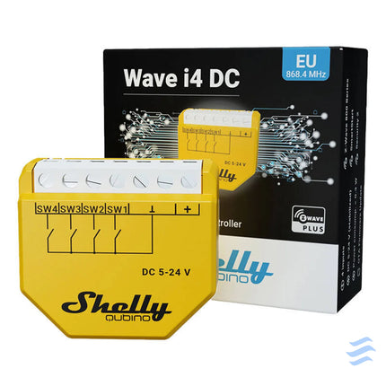 Shelly Qubino Wave i4 DC Scene Controller Z Wave (DC 5 24V) Smart controllers