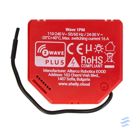 Shelly Qubino Wave1PM Controller 1 channel Z Wave (Power measurement) Smart controllers