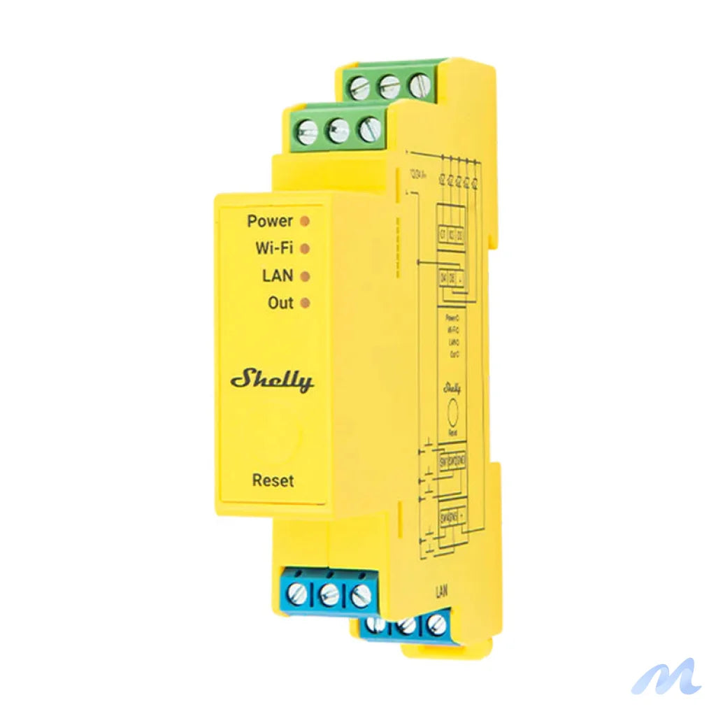 Shelly RGBWW Pro WiFi 5-Channel DIN Rail Lighting Controller