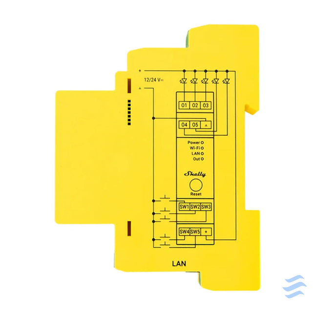 Shelly RGBWW Pro WiFi 5 Channel DIN Rail Lighting Controller Smart controllers