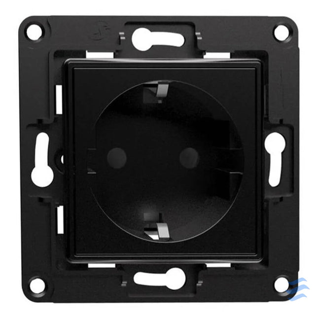 Shelly wall socket (black) Power plugs