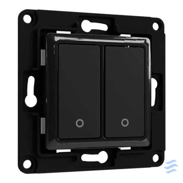 Shelly wall switch 2 button (black) Switches