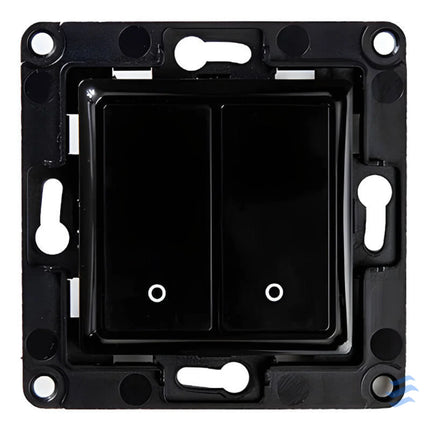 Shelly wall switch 2 button (black) Switches
