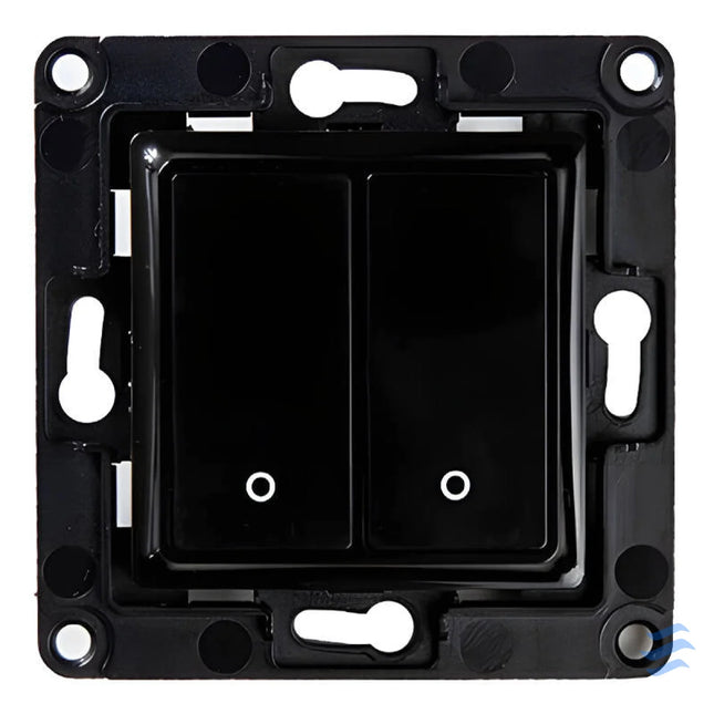 Shelly wall switch 2 button (black) Switches