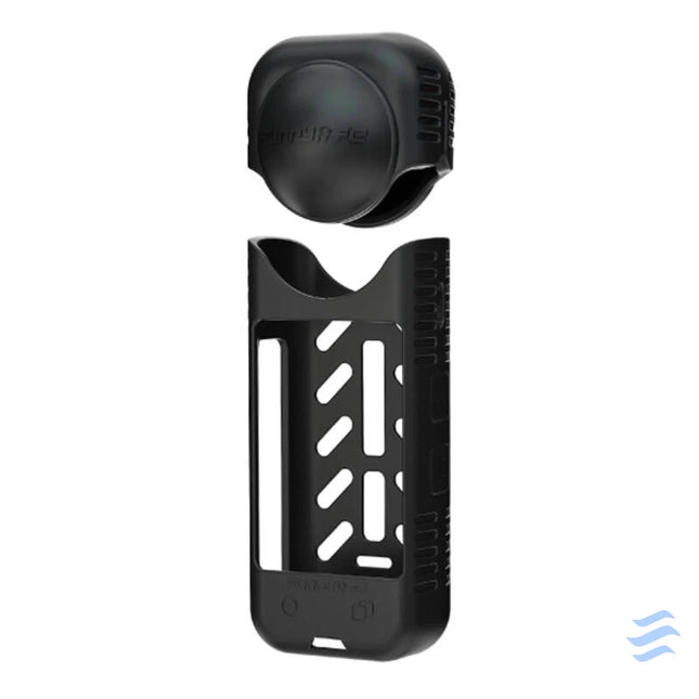 Silicone protective case + lens cover Sunnylife for Insta360 X4 (black) For sports cameras
