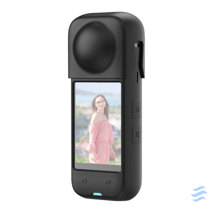 Silicone protective case PULUZ for Insta360 X4 (black) For sports cameras