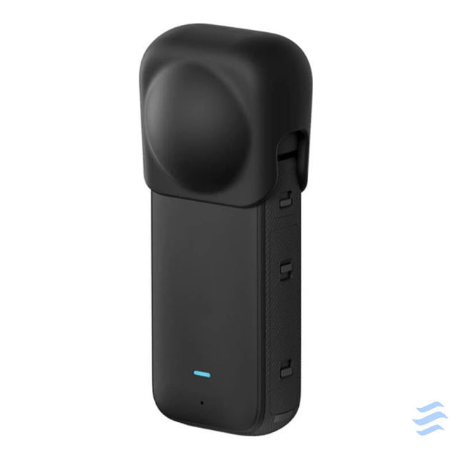 Silicone protective lens cover Puluz for Insta360 X3 (black) For sports cameras