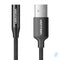 Single port USB external sound card Vention Gome 1m (black) External sound cards