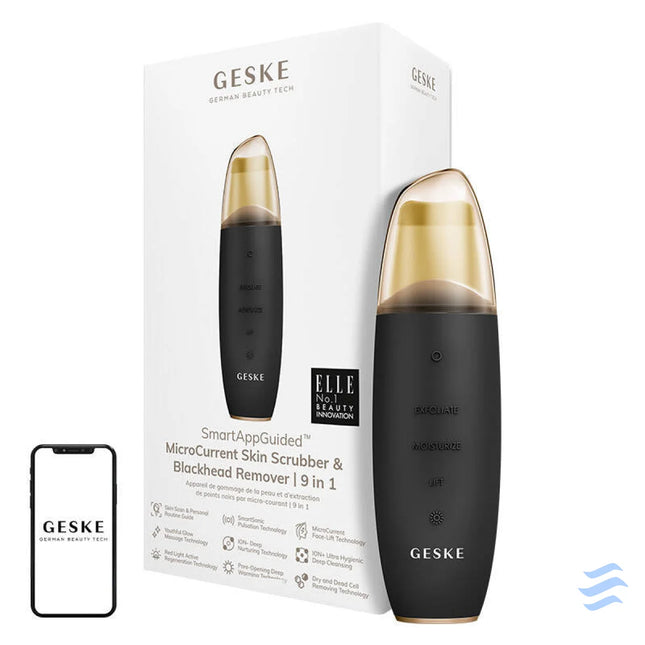Skin Scrubber & Blackhead Remover 9in1 Geske with APP (gray) Cavitation peeling