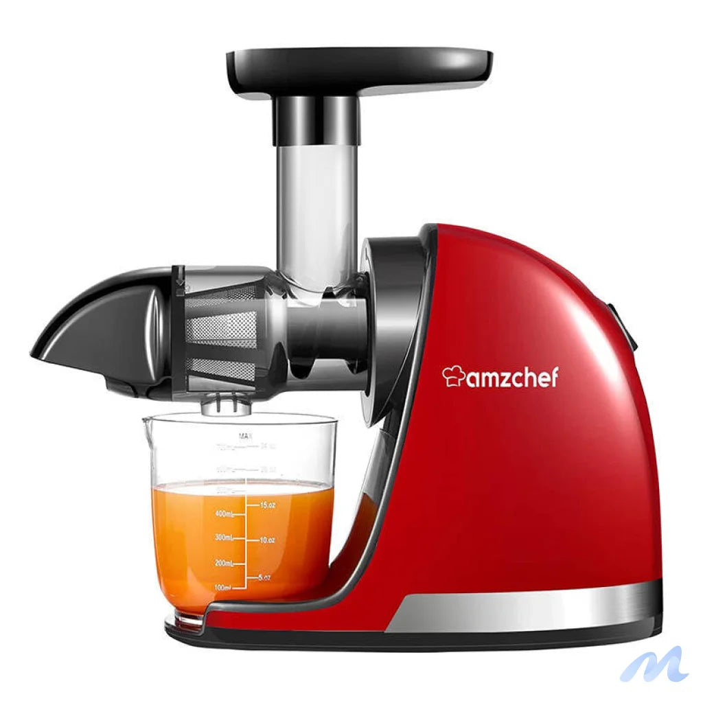 Slow Juicer AMZCHEF 1501-RD (Red)