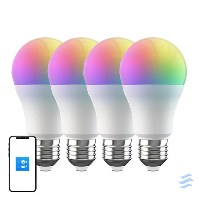 Smart BLU LED RGB Broadlink LB4E27 bulb (4 pack) LED bulbs