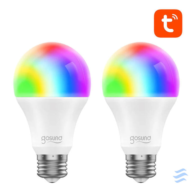 Smart Bulb WiFi RGB LED Gosund WB4 2 E27 (2 pack) Tuya LED bulbs