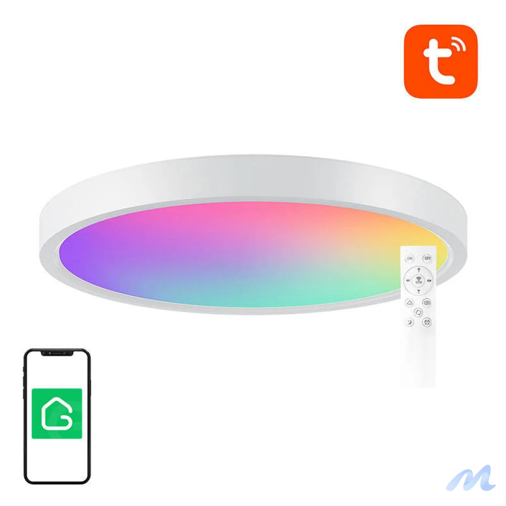 Smart ceiling lamp 30cm WiFi/Bluetooth 16M RGBCW Gosund LB12 1920lm Tuya + Remote Control.