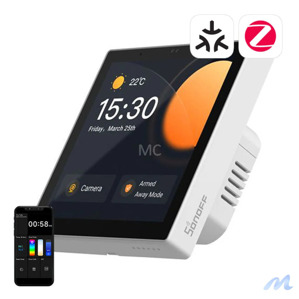 Smart Control Panel Matter WiFi/Bluetooth/ZigBee Sonoff NSPanel Pro (white)