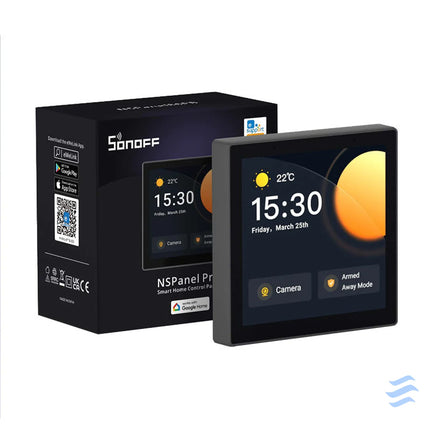Smart Control Panel WiFi/Bluetooth/ZigBee Matter Sonoff NSPanel Pro (black) Control panels