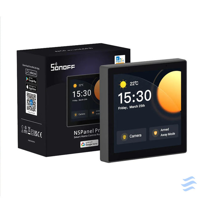 Smart Control Panel WiFi/Bluetooth/ZigBee Matter Sonoff NSPanel Pro (black) Control panels