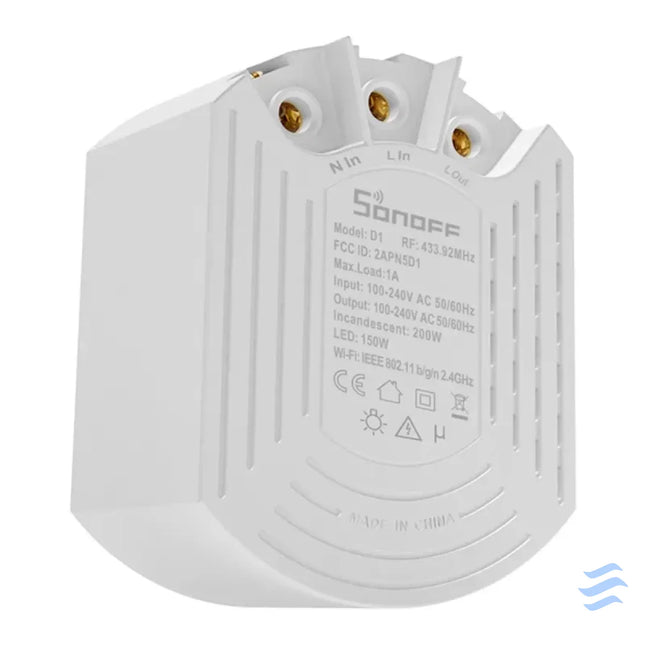 Smart Dimmer Switch Sonoff D1 with RM433R2 remote Smart controllers