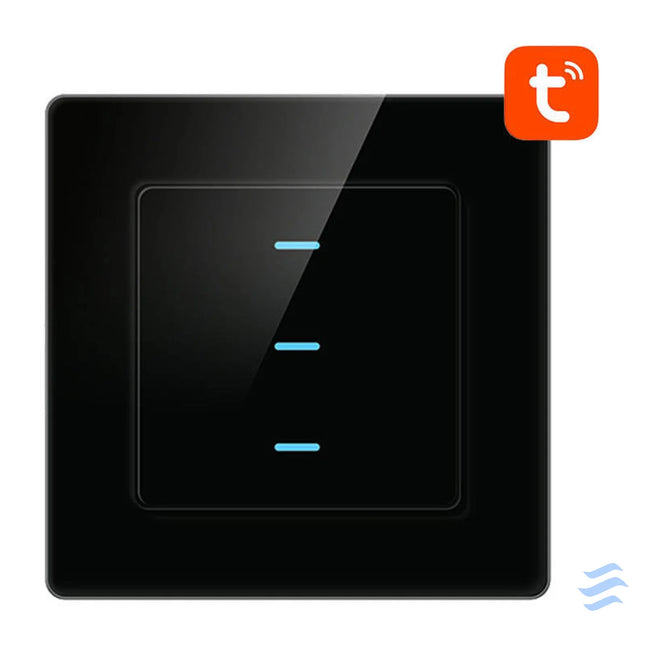 Smart Light Switch WiFi Avatto N TS10 B3 3 Way TUYA (black) Switches