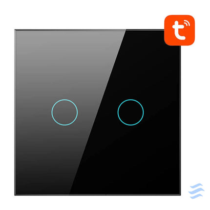 Smart Light Switch WiFi Avatto TS02 EU B2 2 way (black) Switches