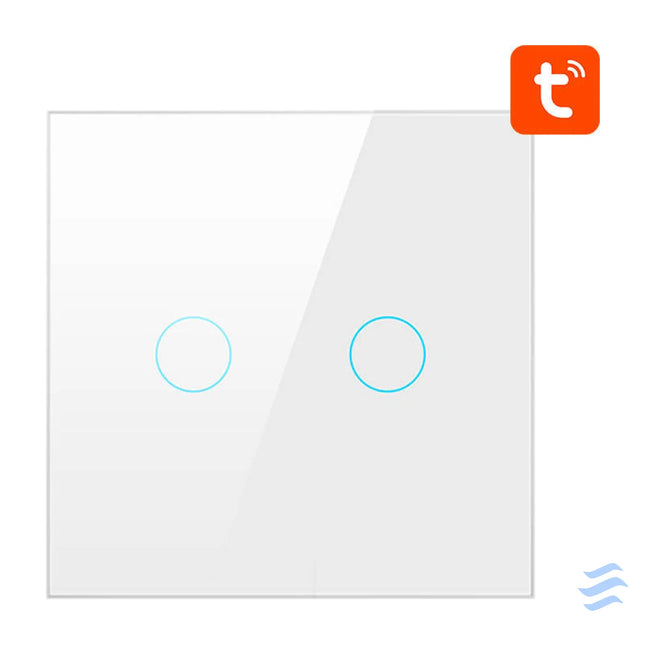 Smart Light Switch ZigBee Avatto ZTS02 EU W2 2 Way TUYA (white) Switches