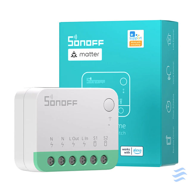 Smart mini switch WiFi Sonoff MINIR4M Matter (HomeKit SmartThings Home Assistant) Smart controllers