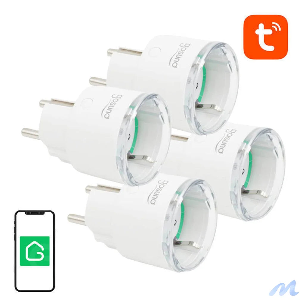 Smart plug WiFi Gosund SP111 3680W 16A, Tuya 4-pack