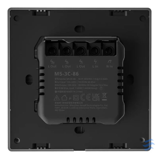 Smart Scene Wall Switch WiFi Sonoff M5 3C (3 channel) Switches