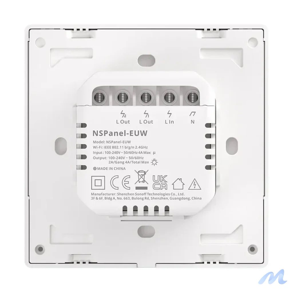 Smart Scene Wall Switch WiFi Sonoff NSPanel (white)