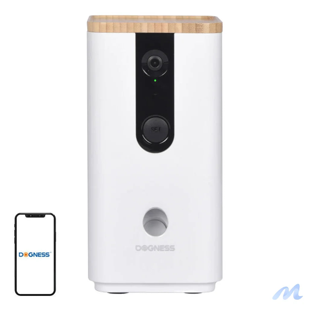 Smart snack feeder with camera T03 Dogness (White)