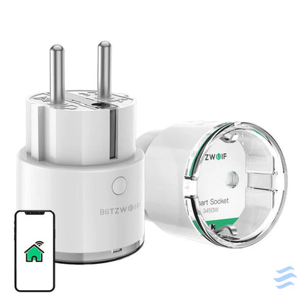 Smart Socket BlitzWolf BW SHP6 Pro WIFI (EU) 3450W Power plugs