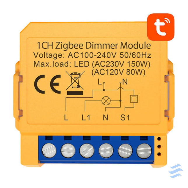 Smart socket switch ZigBee Avatto ZDMS16 2 TUYA Smart controllers