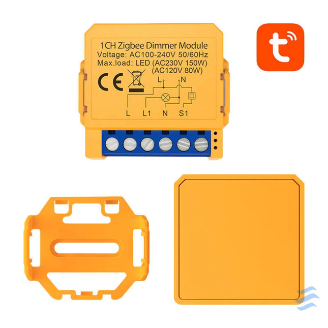Smart socket switch ZigBee Avatto ZDMS16 2 TUYA Smart controllers